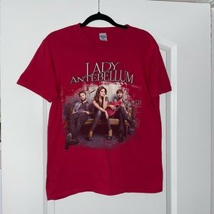 Lady Antebellum Own The Night Tour Red T-Shirt